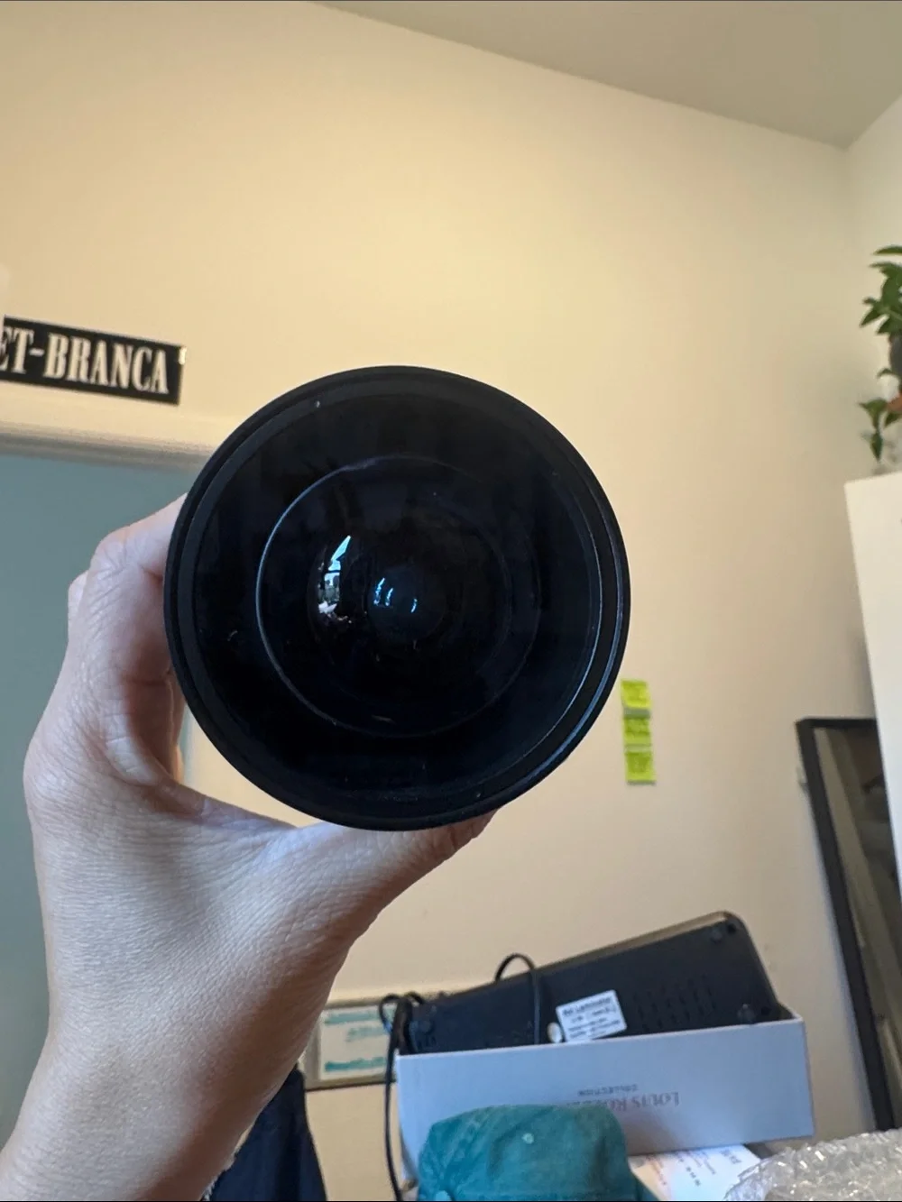 Nikon Black Telephoto Zoom Lens with Black Macro Adapter